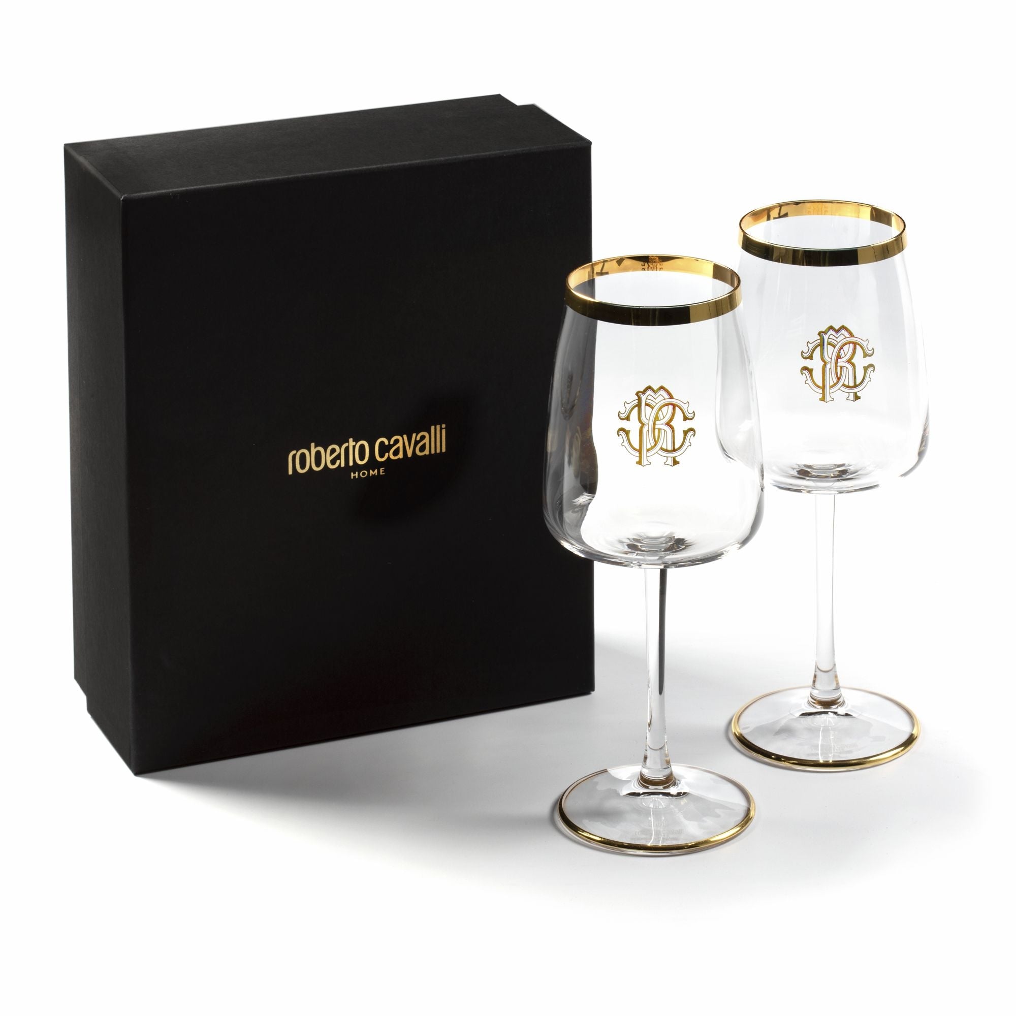 ROBERTO CAVALLI - WINE GOBLET - SET 2 PCS